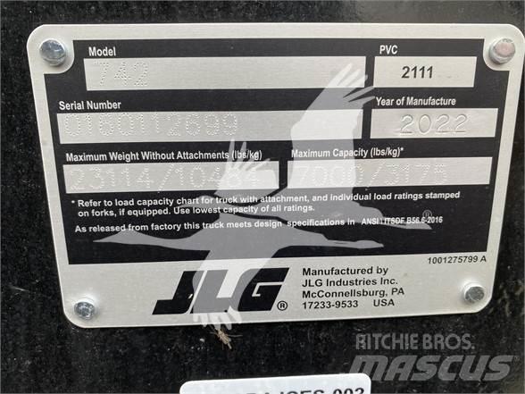 JLG 742 Teleskoplastare