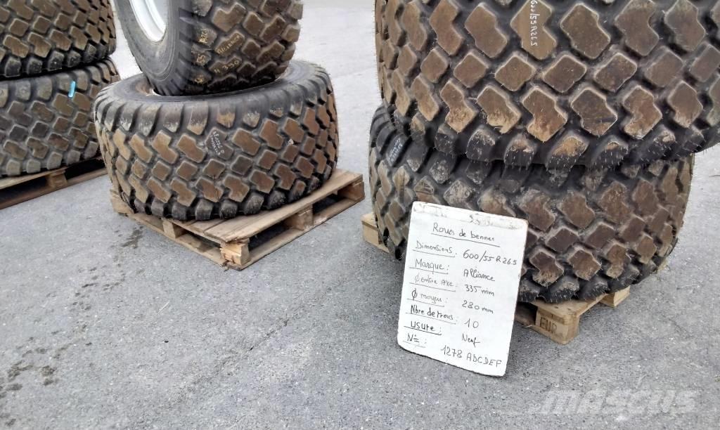 Alliance 600/55R26.5 Däck, hjul och fälgar