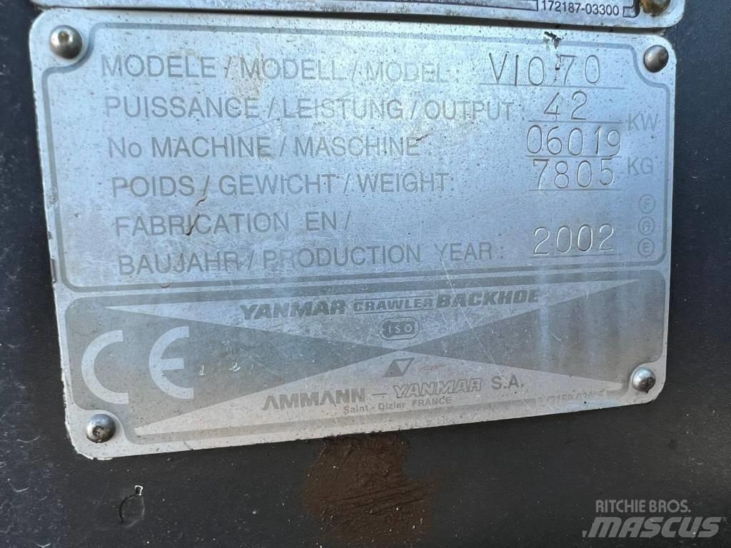Yanmar Vio 70 Bandgrävare