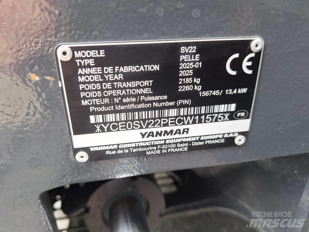 Yanmar SV 22 Minigrävare < 7t