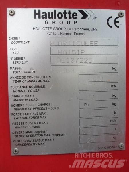 Haulotte HA 15 IP Bomliftar