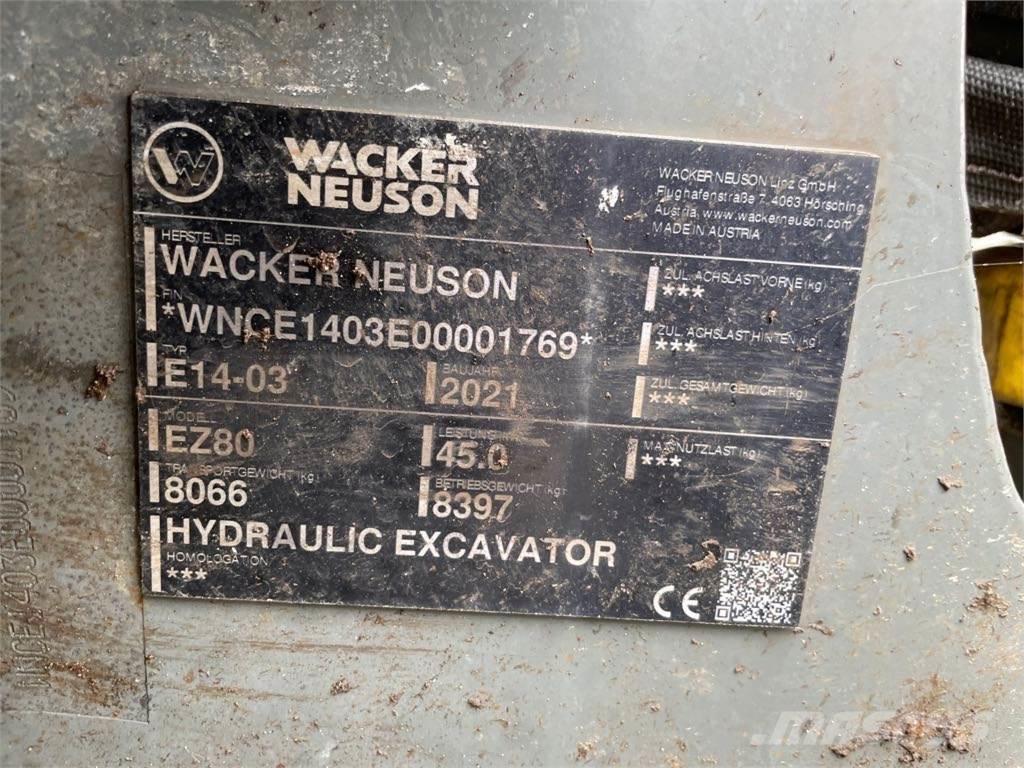 Wacker Neuson EZ80 Bandgrävare