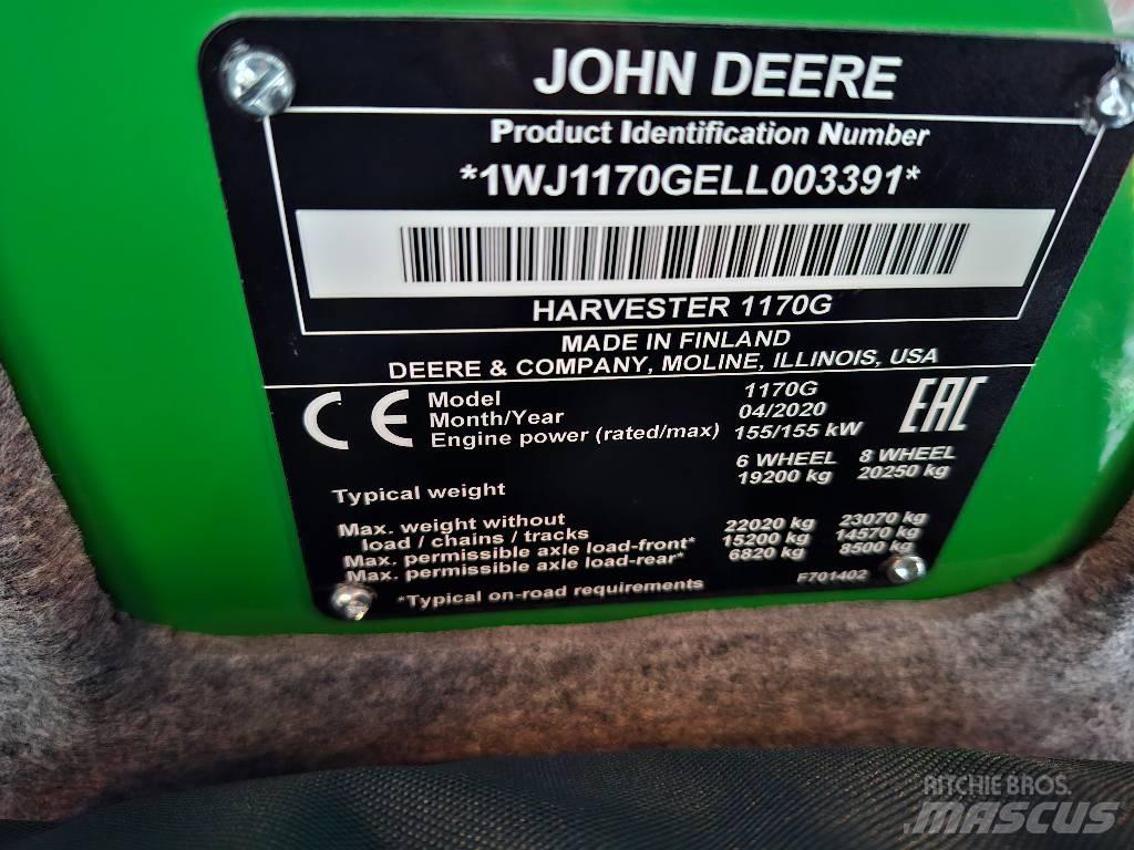 John Deere 1170G Skördare