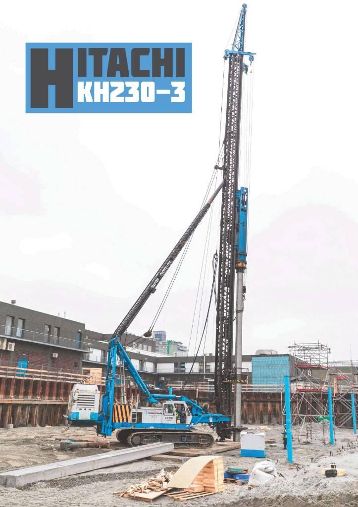 Hitachi KH230-3GLS Pålningsriggar