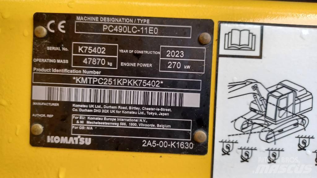 Komatsu PC 490 LC-11 Bandgrävare