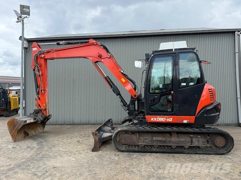 Kubota KX 080-4 Midigrävmaskiner 7t - 12t