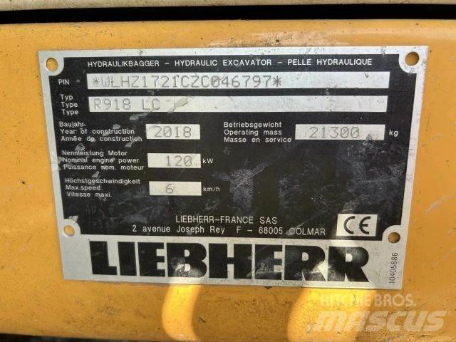 Liebherr R918 LC Bandgrävare