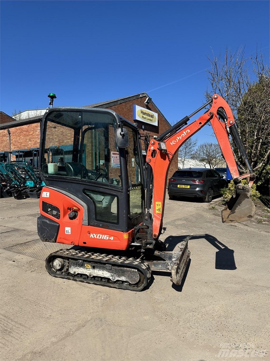 Kubota KX 016-4 Minigrävare < 7t