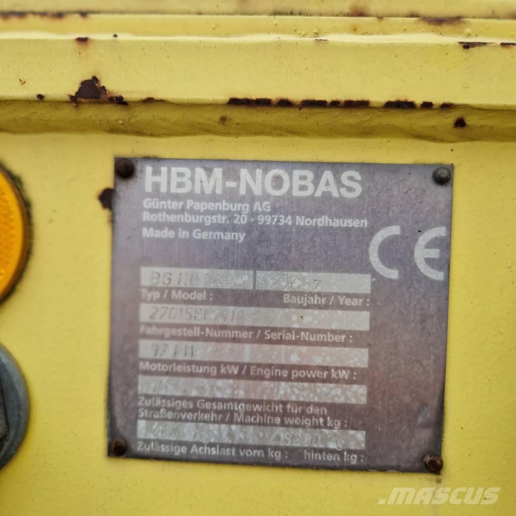 HBM BG 110 TA-4 Väghyvlar