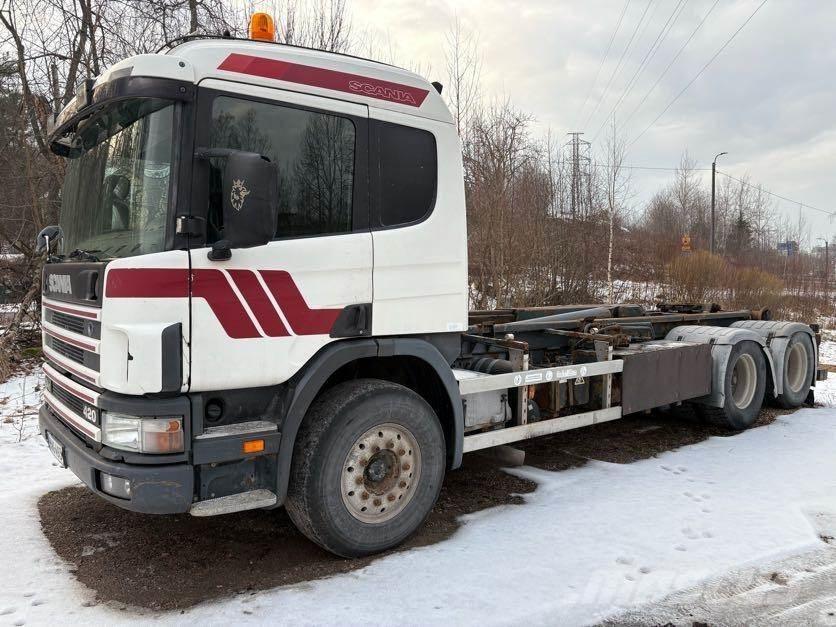 Scania G124 440 Lastväxlare med kabellift