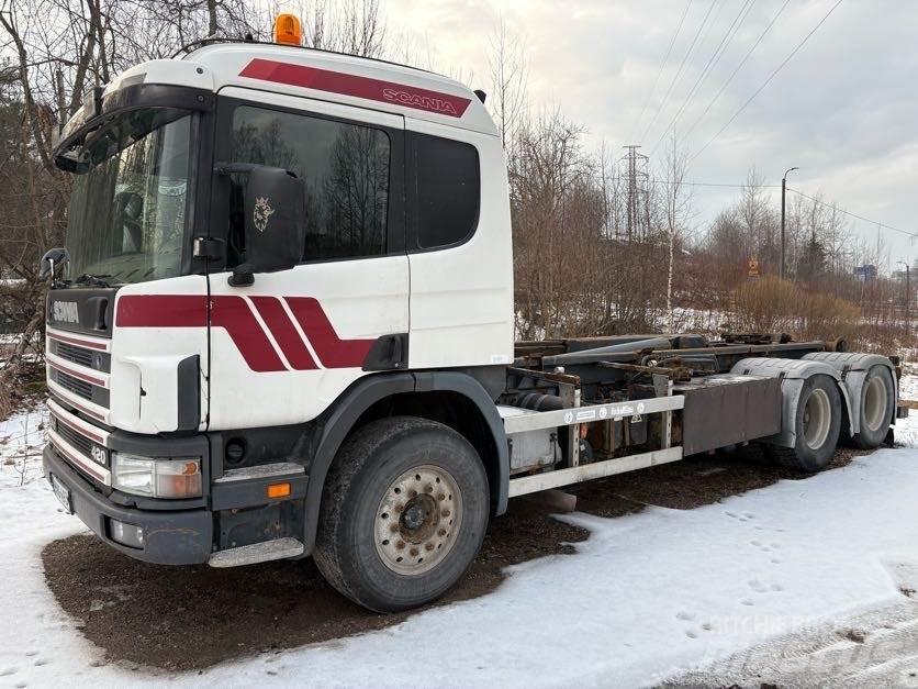 Scania G124 440 Lastväxlare med kabellift