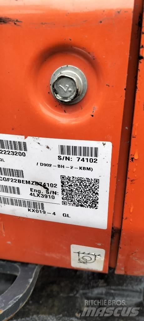 Kubota KX 019-4 Minigrävare < 7t