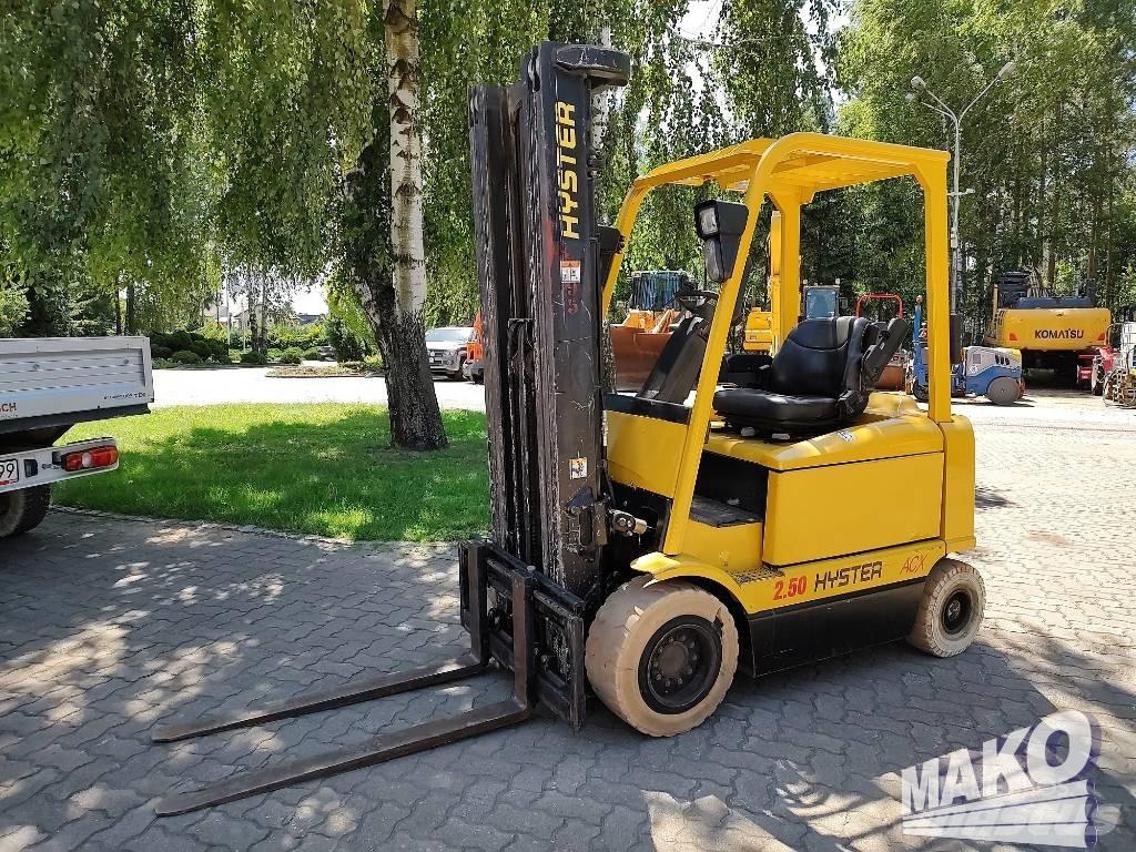 Hyster J 2.50 XM Elmotviktstruckar