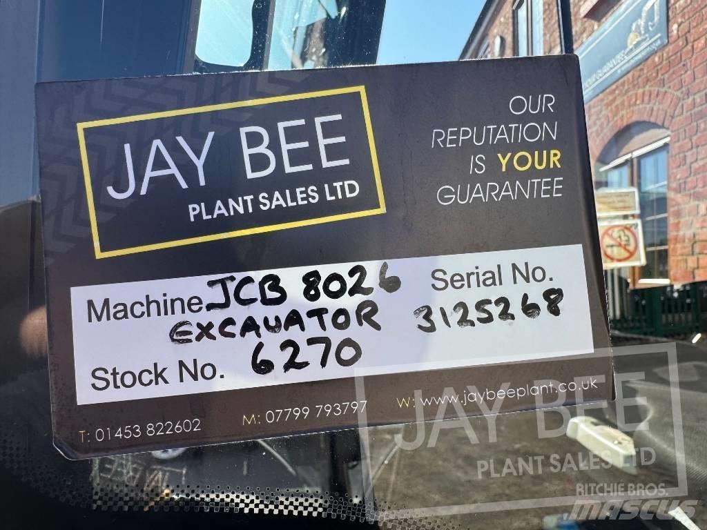 JCB 8026 CTS Minigrävare < 7t