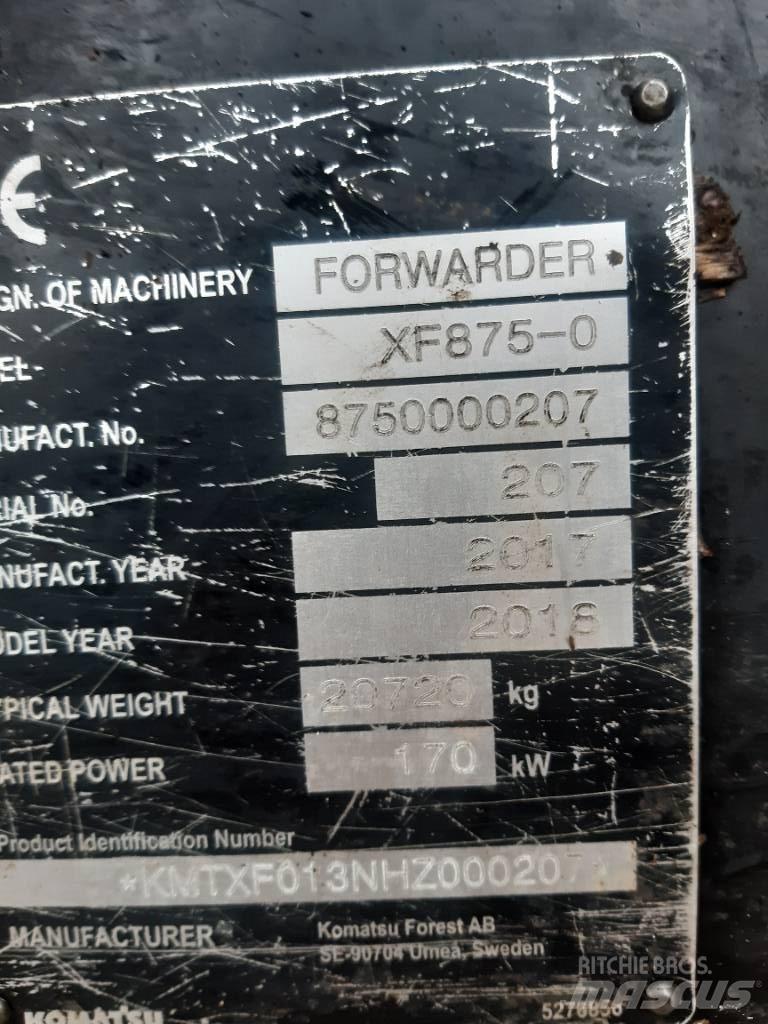 Komatsu 875 Skotare