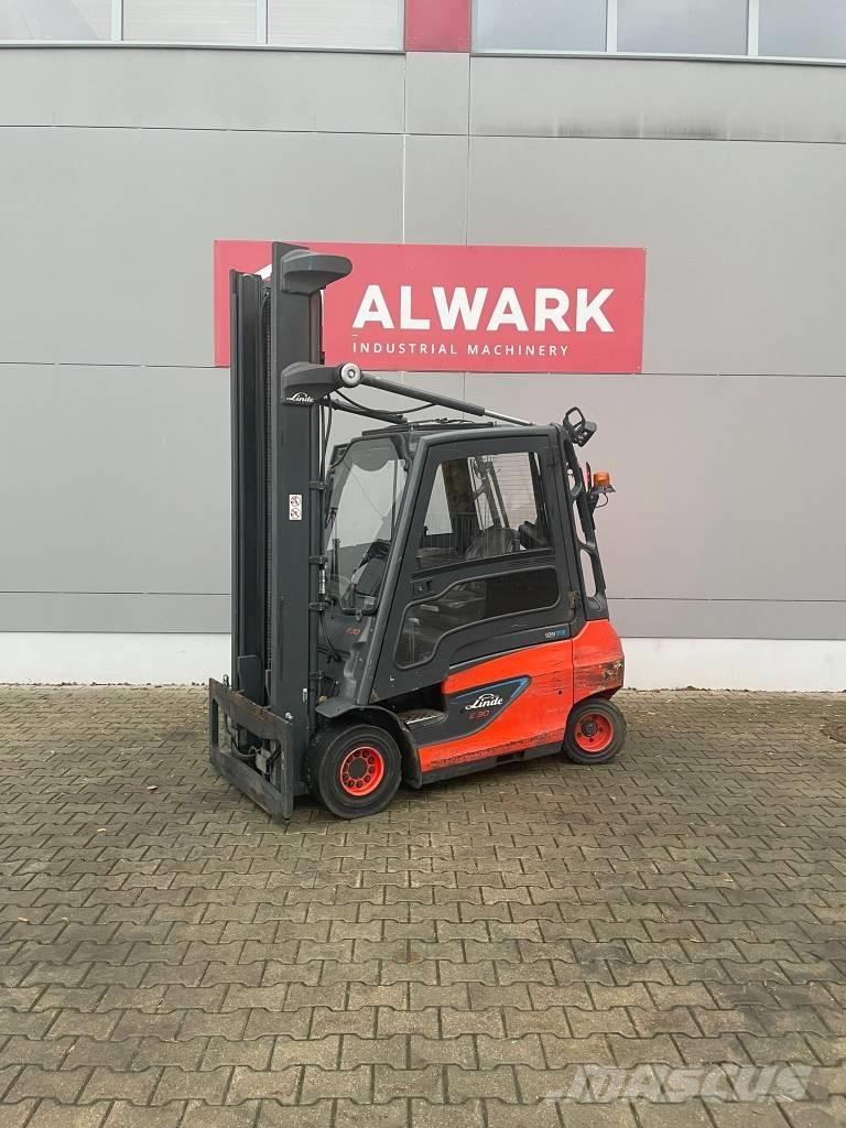 Linde E30 Li-ION Elmotviktstruckar