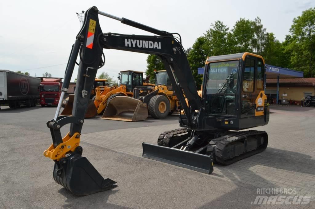 Hyundai HX 55 Minigrävare < 7t