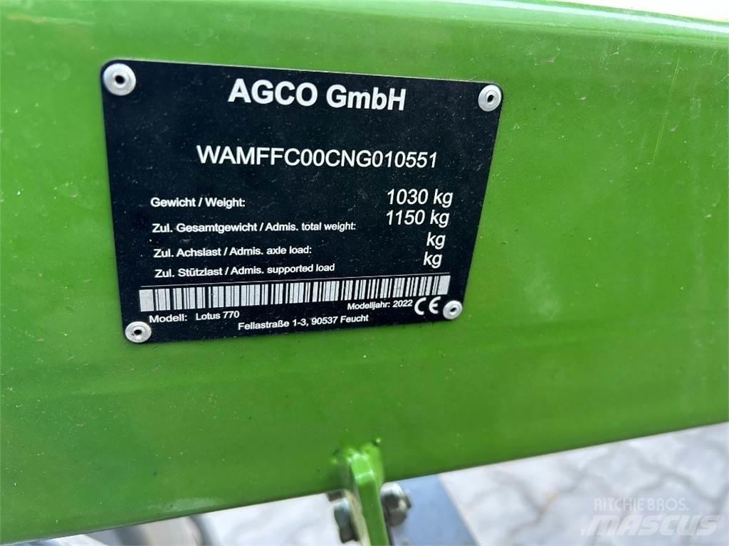 Fendt Lotus 770 Vändare och luftare