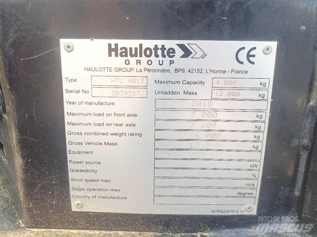 Haulotte HTL4017 Teleskoplastare