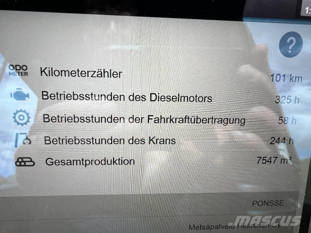 Ponsse Ergo 8W Skördare