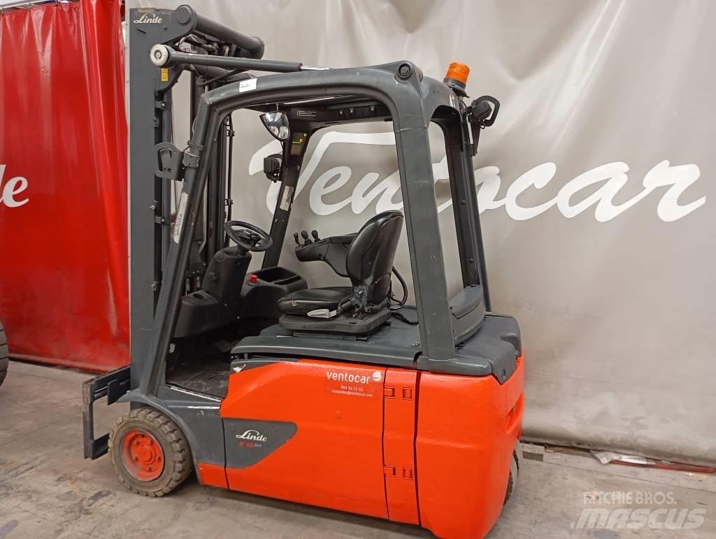 Linde E 16 Elmotviktstruckar