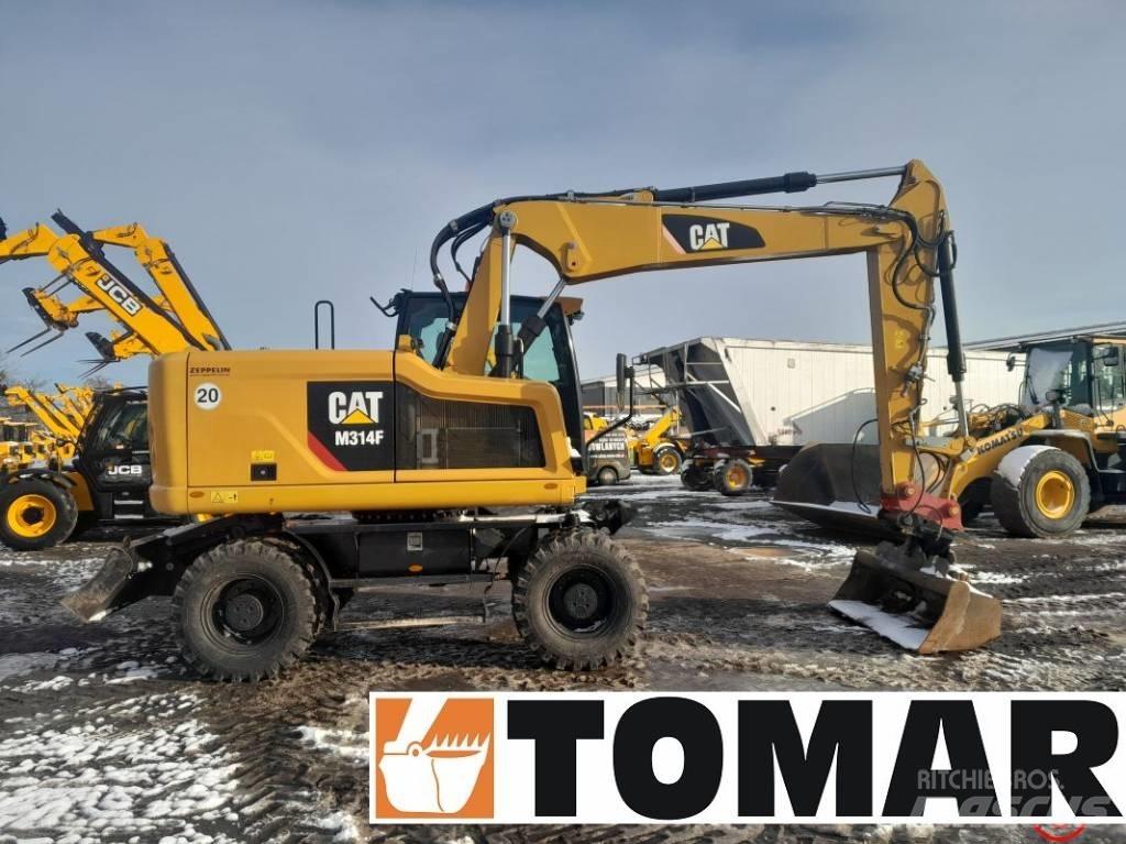 CAT M 314 F Hjulgrävare