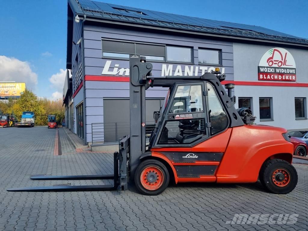 Linde H80T-1100 Gasolmotviktstruckar