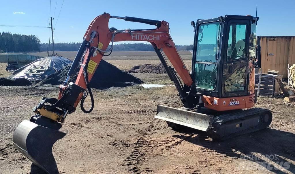 Hitachi Zaxis 26 U Minigrävare < 7t