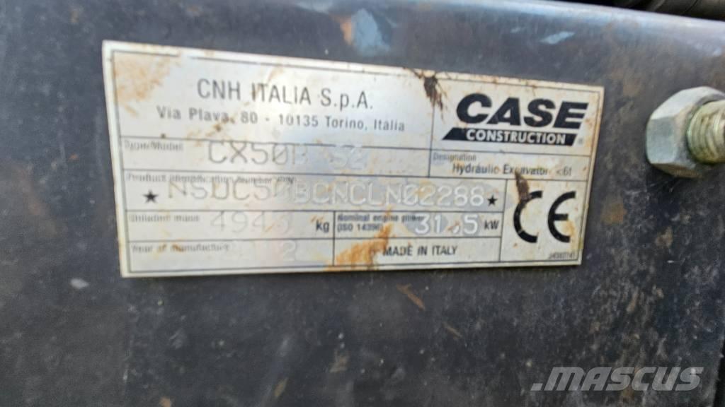CASE CX50B Minigrävare < 7t