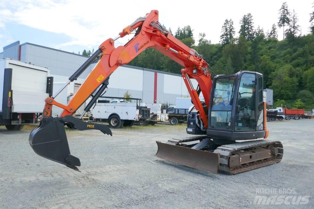 Hitachi zx75ur-5B Bandgrävare