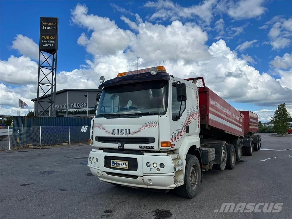 Sisu E11M-420 8X4 Tippbilar