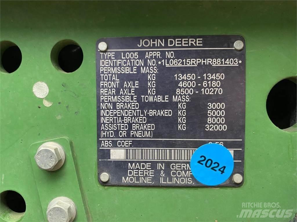 John Deere 6215R Traktorer
