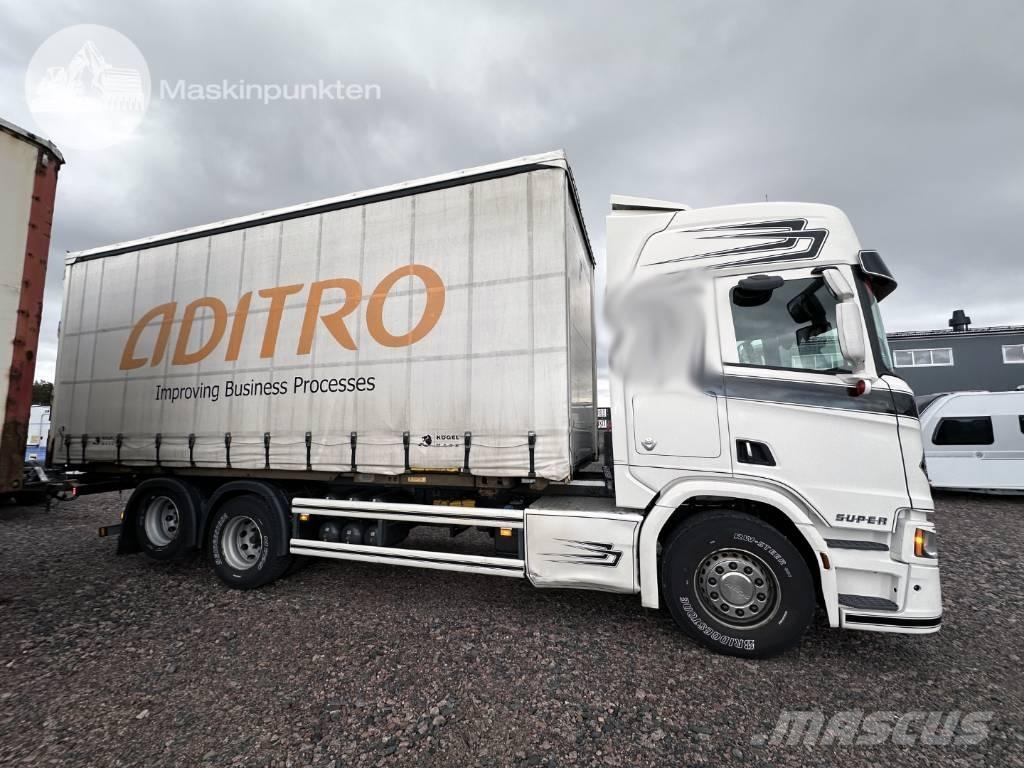 Scania R 580 Växelflak-/Containerbilar