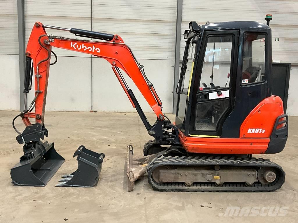 Kubota KX 61-3 Minigrävare < 7t
