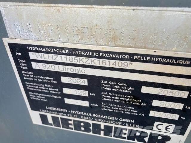 Liebherr A920 Hjulgrävare