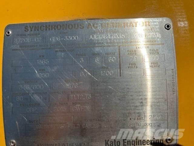 CAT 3512C Dieselgeneratorer