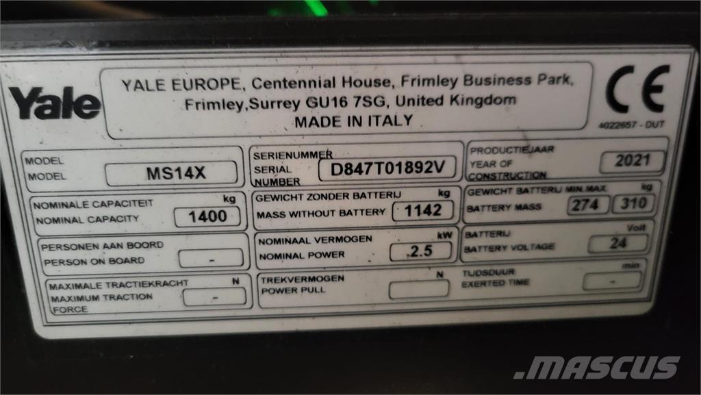 Yale MS14X-IL Staplare