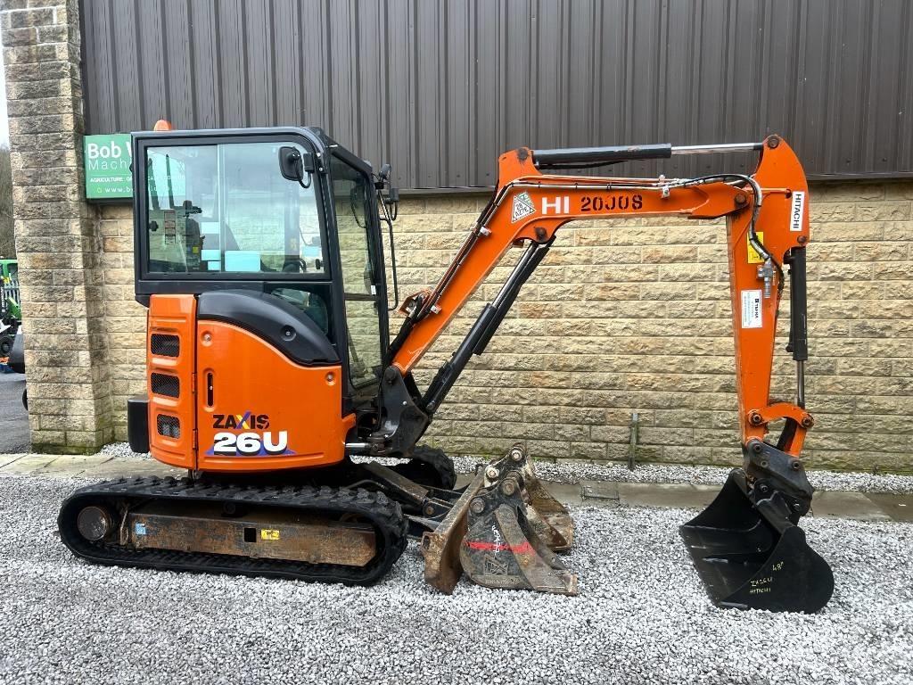 Hitachi ZX26U-6 Minigrävare < 7t