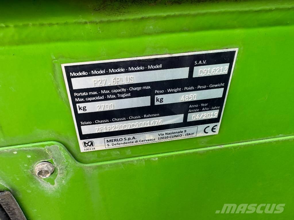 Merlo P27.6 Plus Teleskoplastare