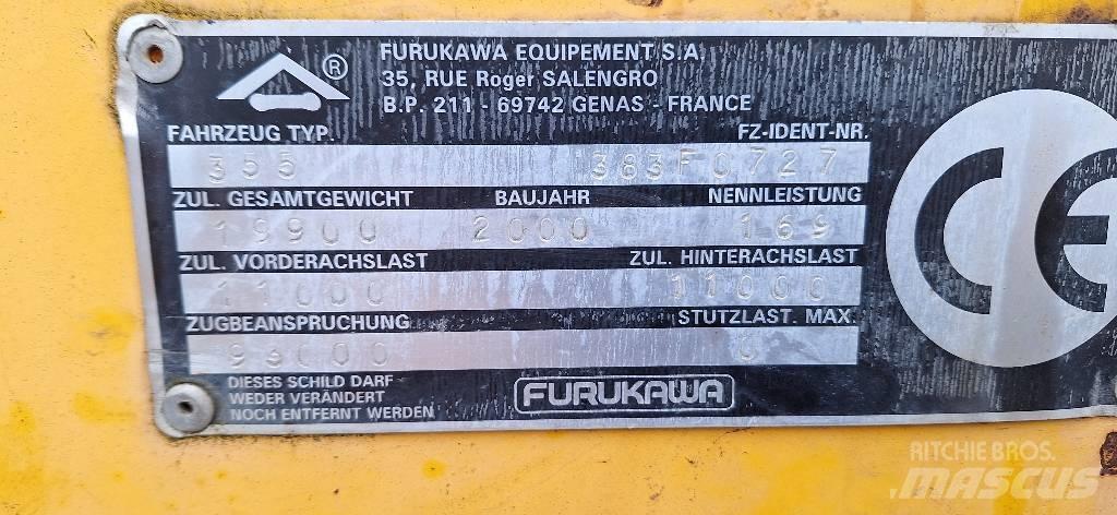 Furukawa 355 Hjulaxlar