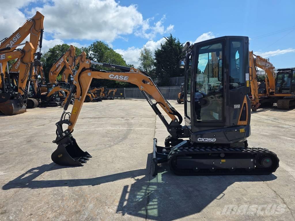 CASE CX25D Minigrävare < 7t