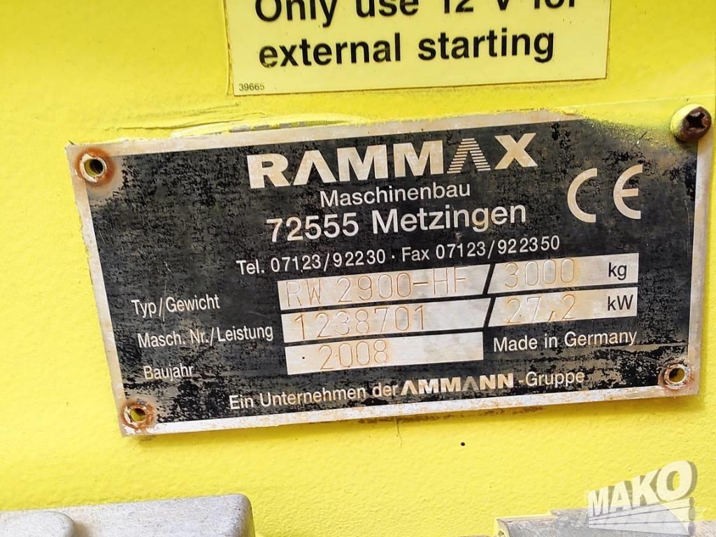 Rammax RW 2900 Tvåvalsvältar
