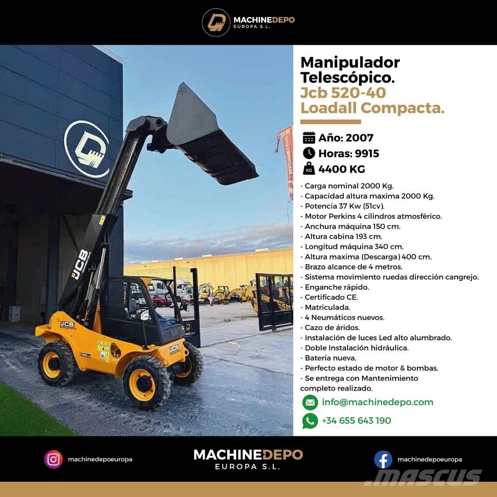 JCB 520-40 Teleskoplastare