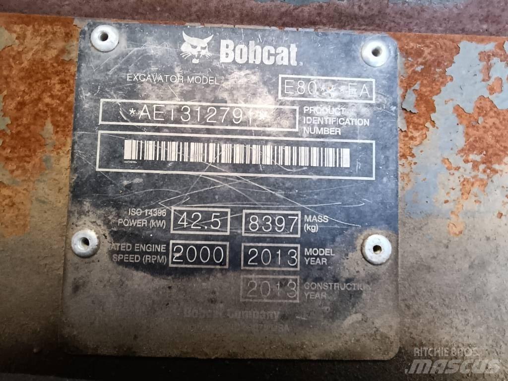 Bobcat E 80 EA Midigrävmaskiner 7t - 12t