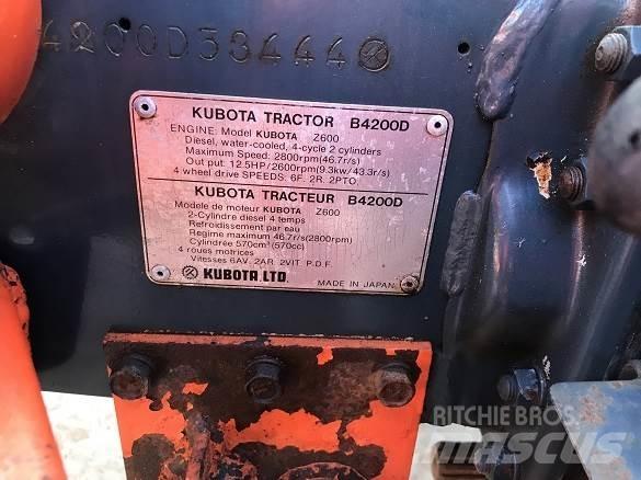 Kubota B4200 Grävlastare