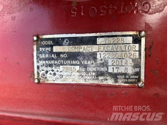 Takeuchi TB228 Entreprenad - Övrigt