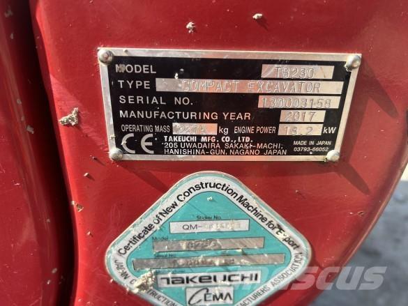 Takeuchi TB230 Entreprenad - Övrigt