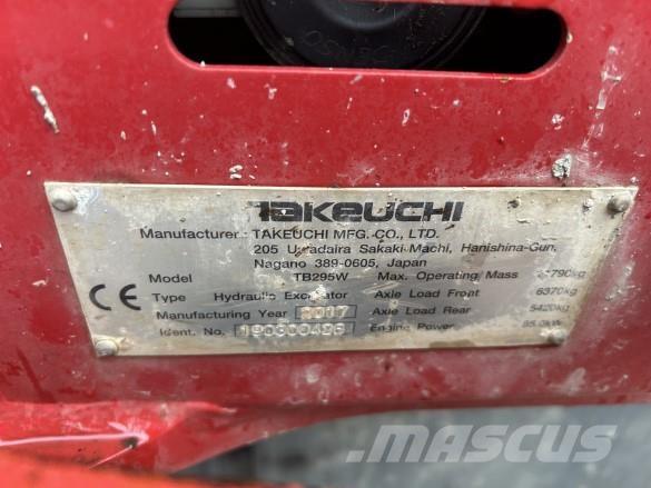 Takeuchi TB295W Bandgrävare
