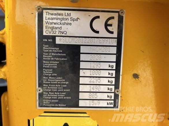 Thwaites MACH 201 Entreprenad - Övrigt