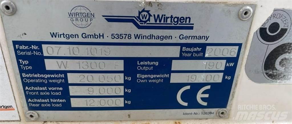 Wirtgen W 1300 F Asfaltskallfräsmaskiner